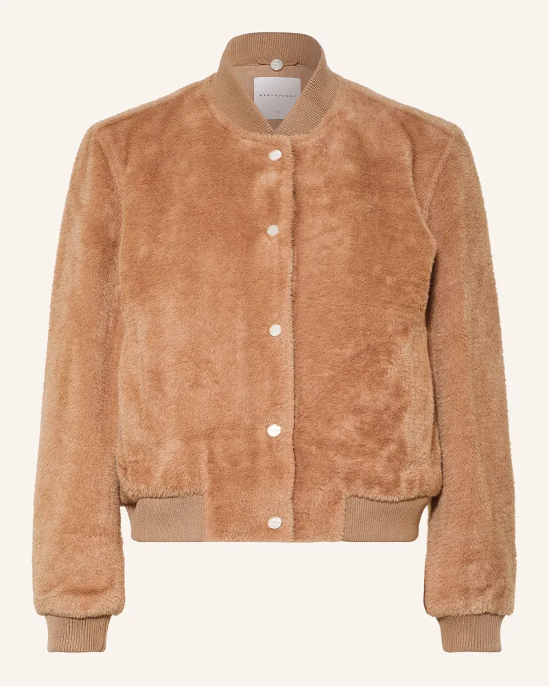 RINO & PELLE Kunstfell-Blouson Felix braun Hellbraun