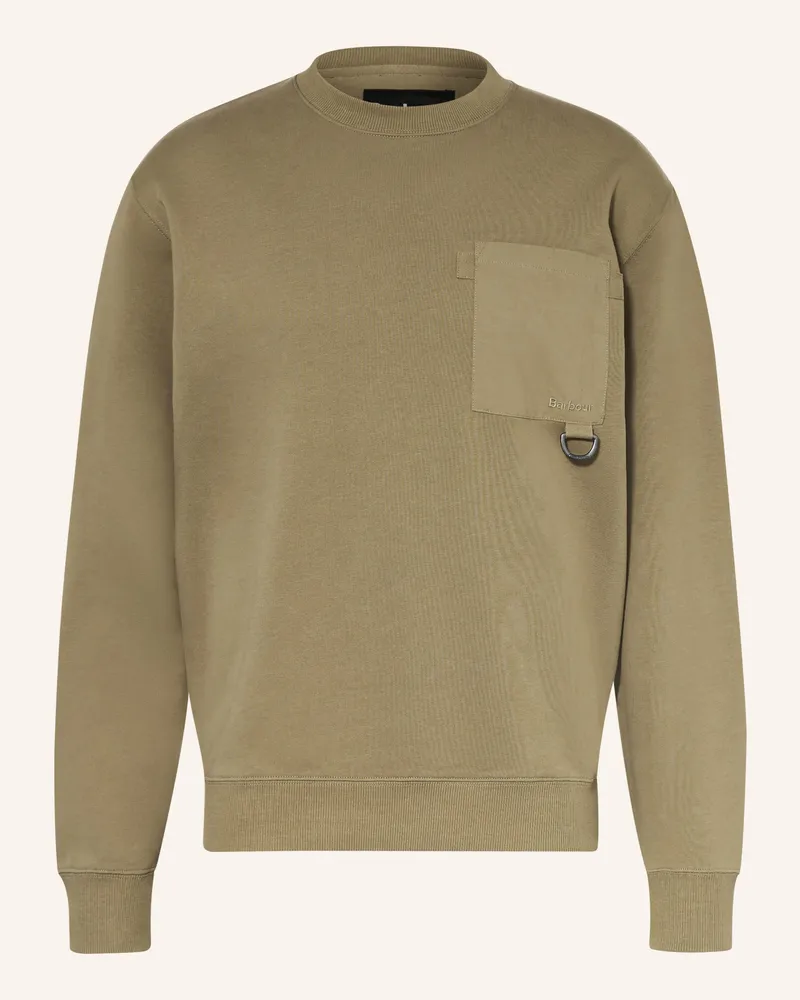 Barbour Sweatshirt Ivergill gruen Khaki