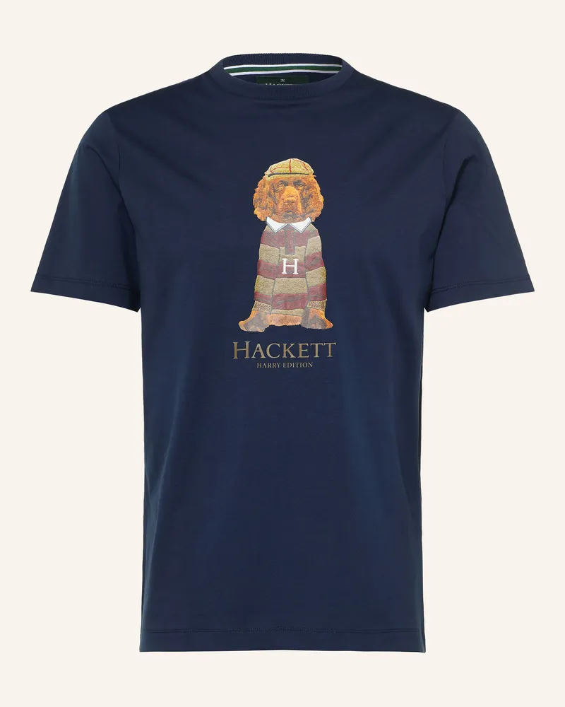 Hackett T-Shirt Heritage Harry blau Dunkelblau