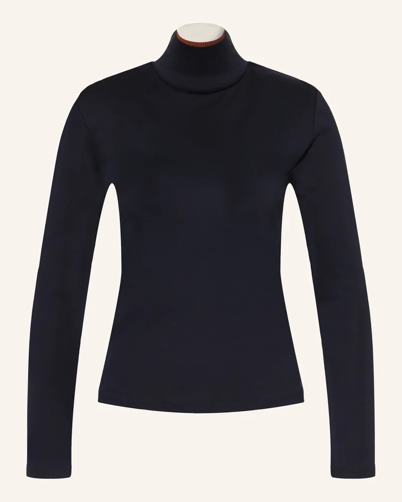 Dorothee Schumacher Rollkragenshirt Colorful Favorites blau Dunkelblau