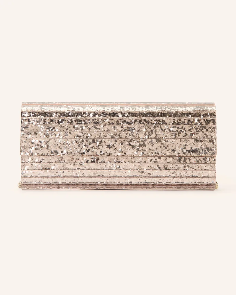 Jimmy Choo Clutch Sweetie rosa Silber