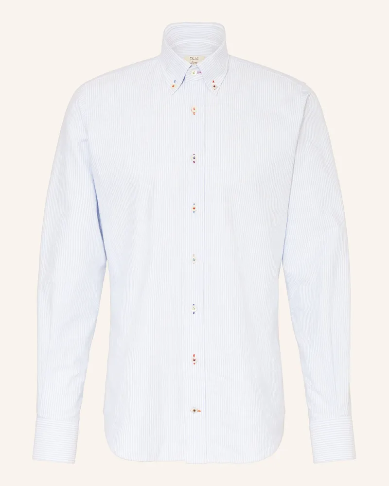 DU4 Trachtenhemd Win Slim Fit blau Hellblau