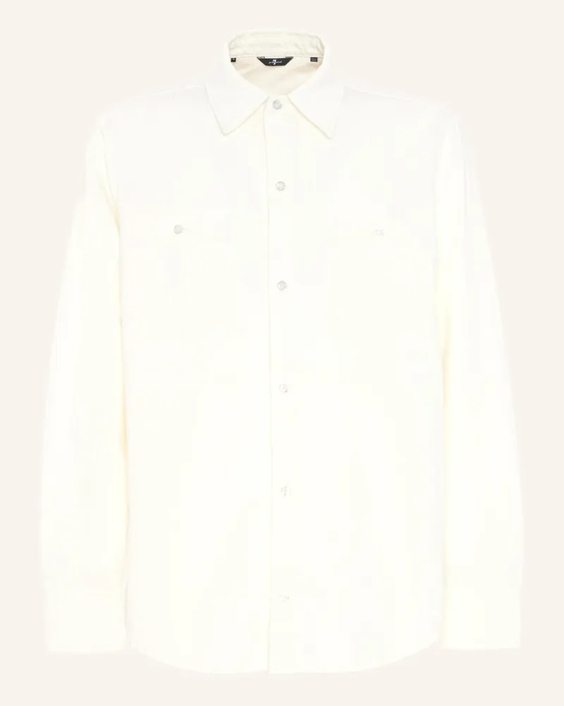 7 for all mankind Denim SHIRT Weiss