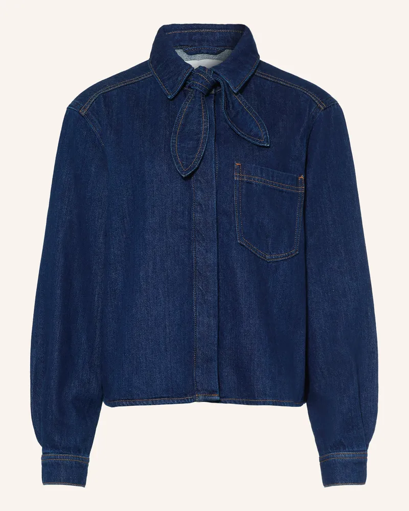 Marc O'Polo Jeansjacke Mit Abnehmbarer Schluppe blau 4440