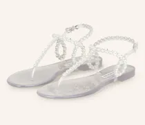 Zehentrenner ALMOST BARE CRYSTAL JELLY mit Schmucksteinen