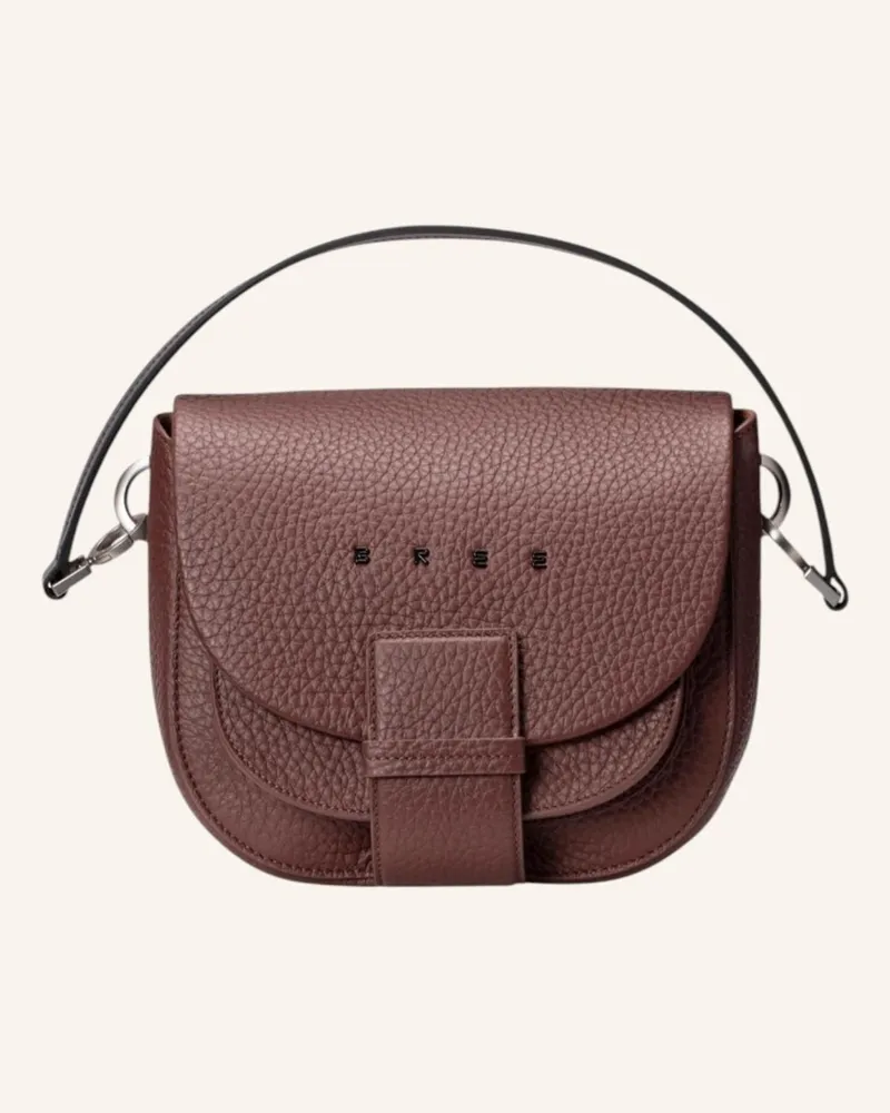 BREE Überschlagtasche The Icons Ladytop braun Dunkelbraun