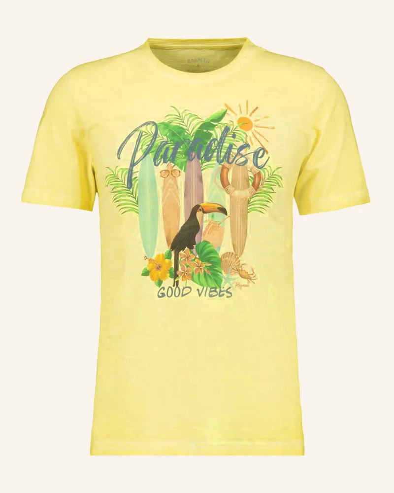 Ragman T-Shirt Neongelb