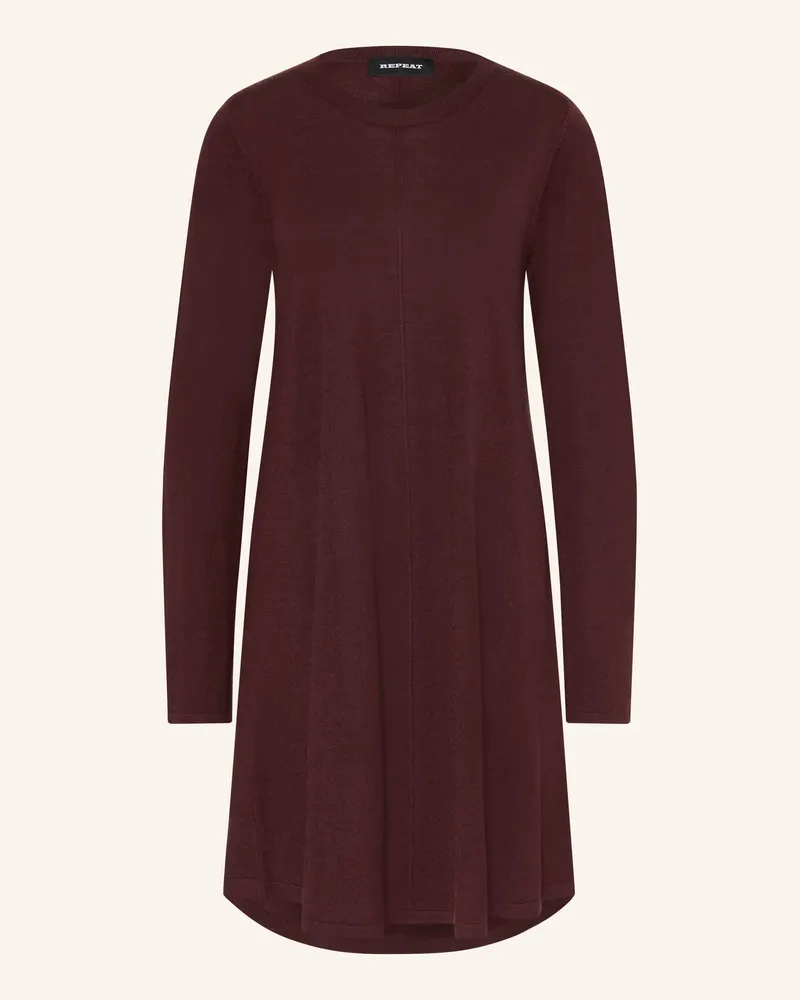 Repeat Strickkleid rot Dunkelrot