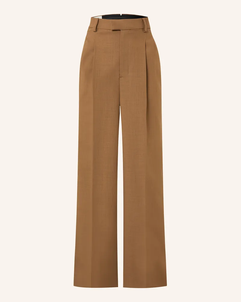 AMI Paris Marlenehose Braun