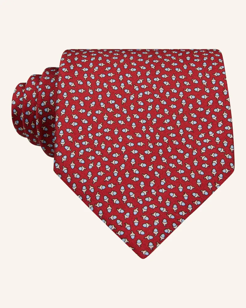 Ermenegildo Zegna Krawatte Rot