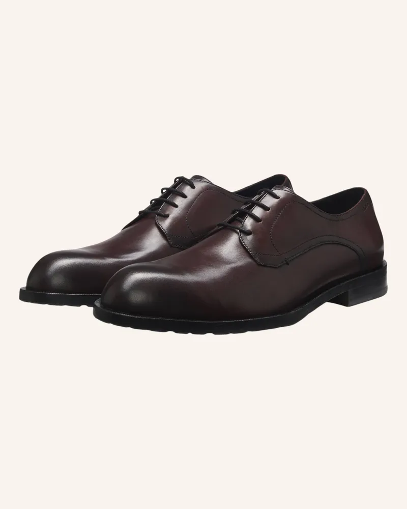HUGO BOSS Business-Schnürschuh TAYIL-L_DERB_BUW Dunkelrot