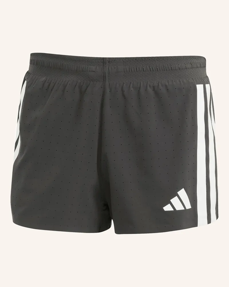 adidas 2-In-1-Laufshorts Adizero Split schwarz Schwarz