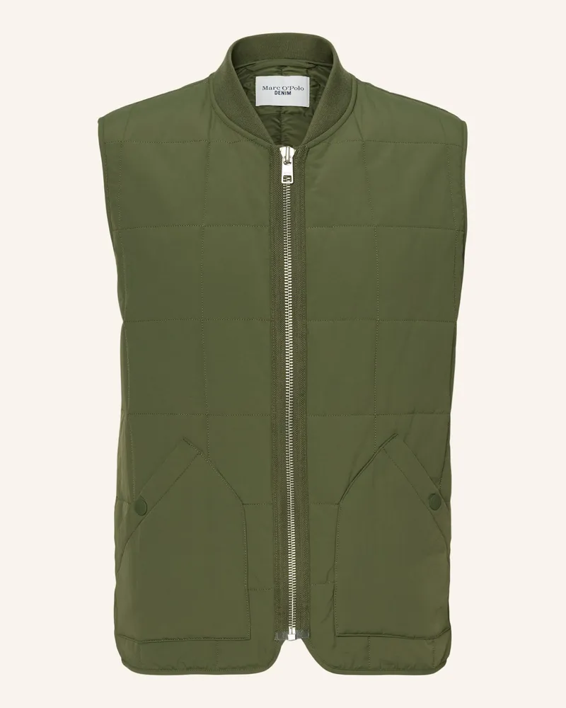 Marc O'Polo Weste Dunkelgrün