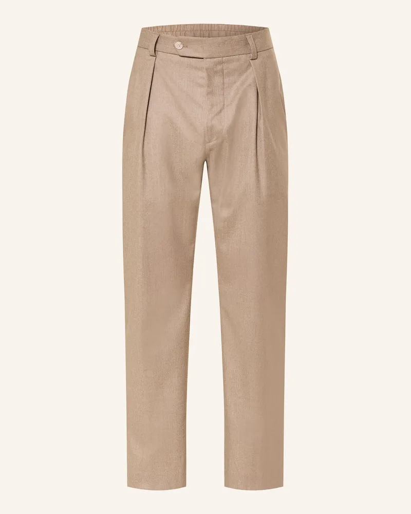 HUGO BOSS Hose Regular Fit beige Beige