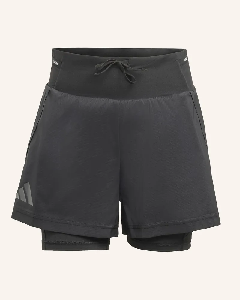 adidas Terrex Xploric 2-In-1-Shorts schwarz Schwarz