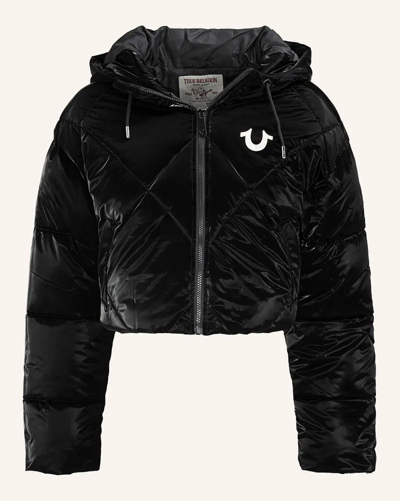 True Religion Jacke schwarz Schwarz