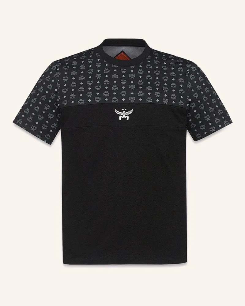 MCM T-Shirt schwarz Schwarz