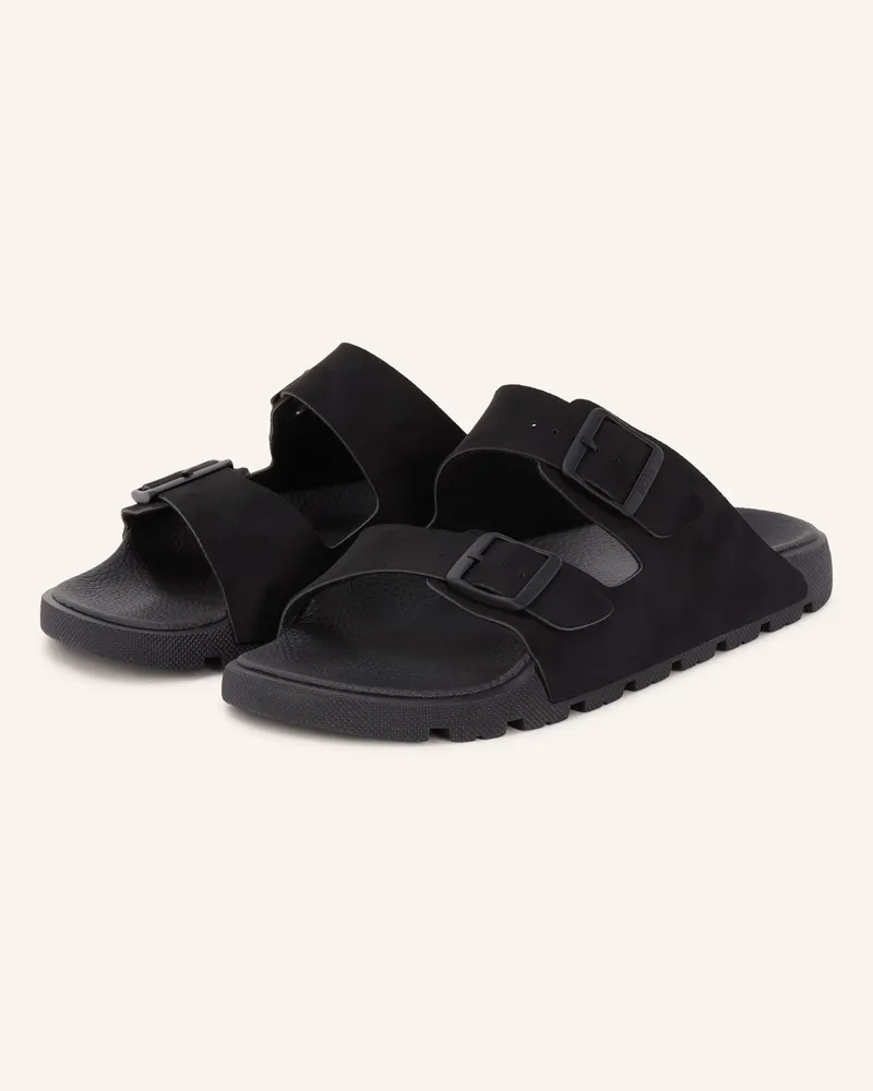 HUGO BOSS Pantoletten Surfley schwarz Schwarz