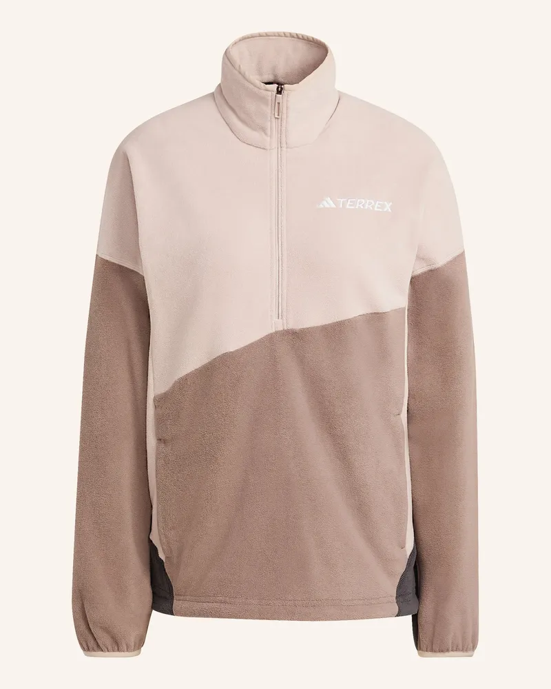 adidas Fleece-Troyer Multi Climawarm braun Beige
