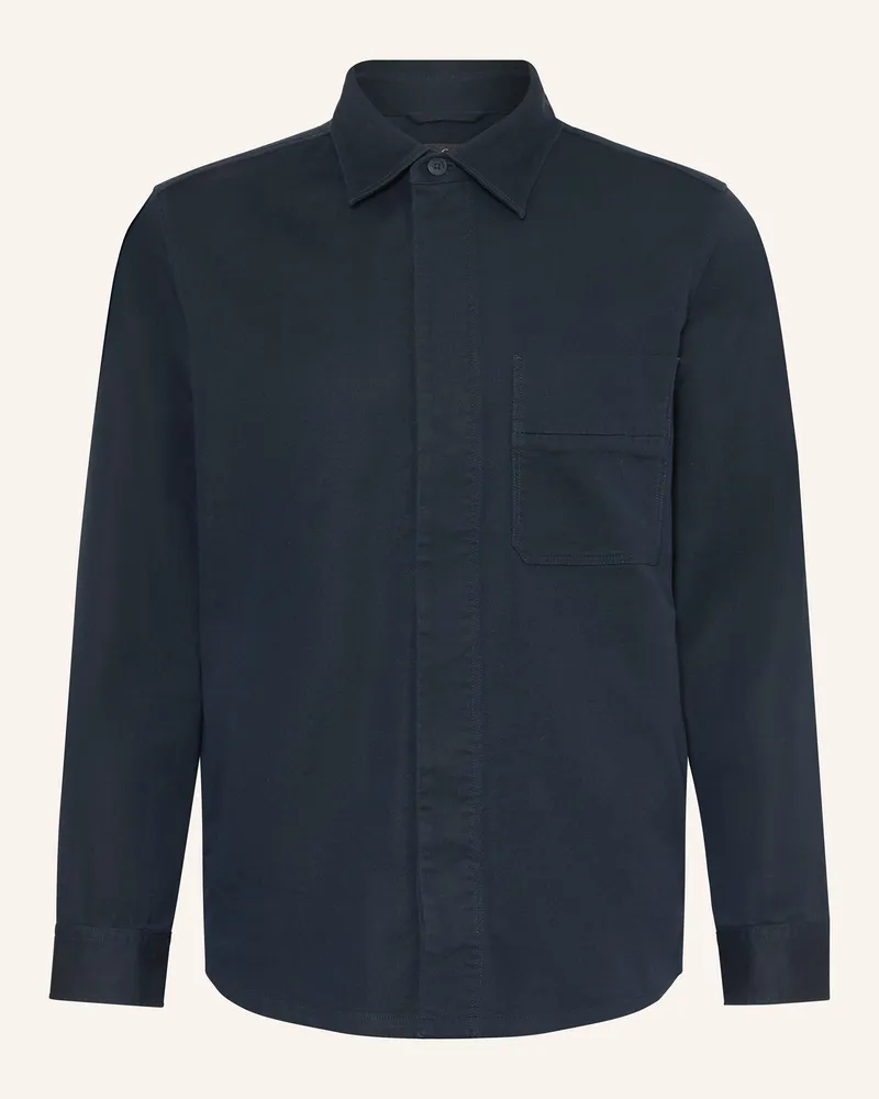 Marc O'Polo Overshirt blau Dunkelblau