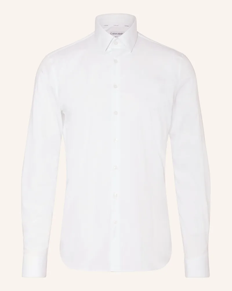 Calvin Klein Hemd Slim Fit Weiss