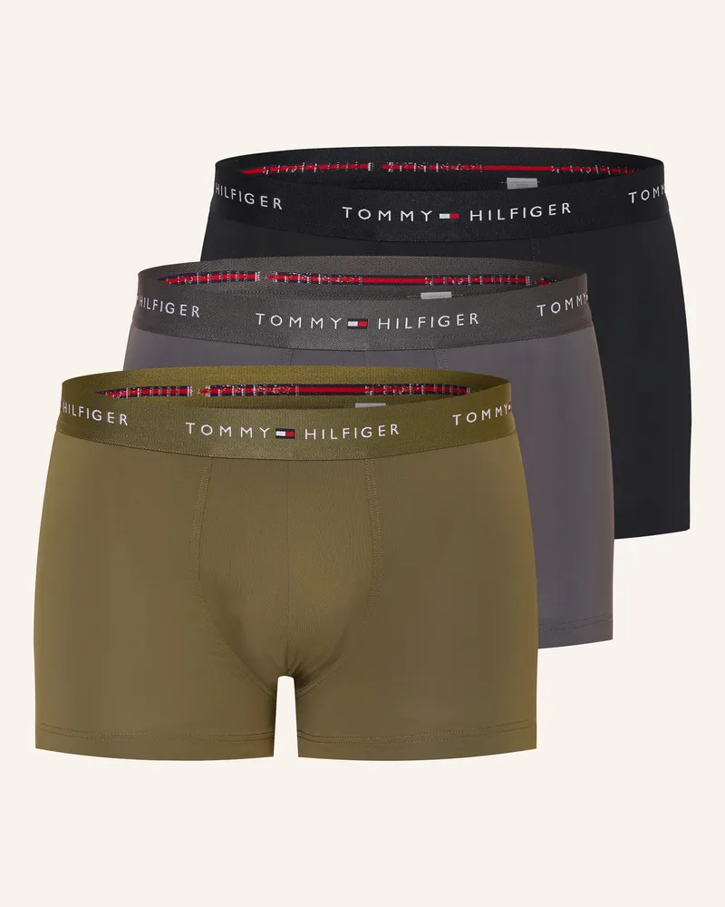 Tommy Hilfiger 3er-Pack Boxershorts gruen Oliv