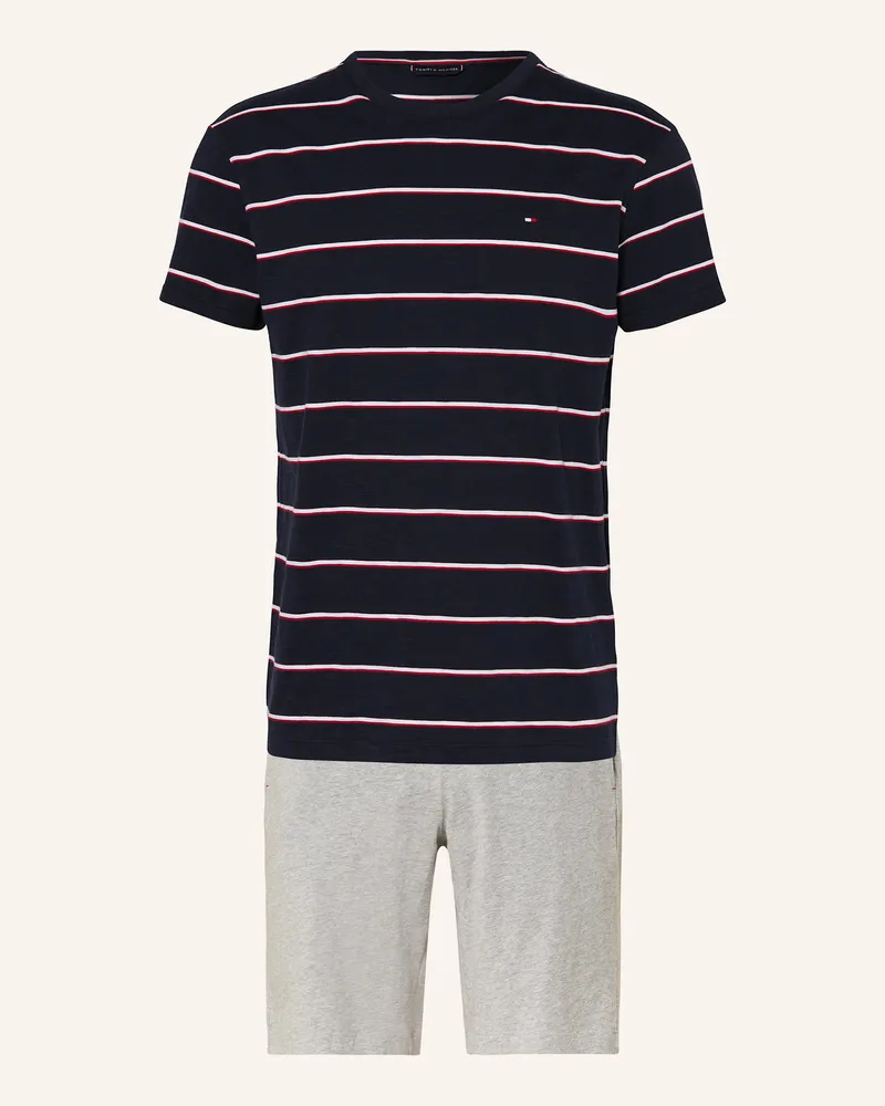Tommy Hilfiger Shorty-Schlafanzug Dunkelblau