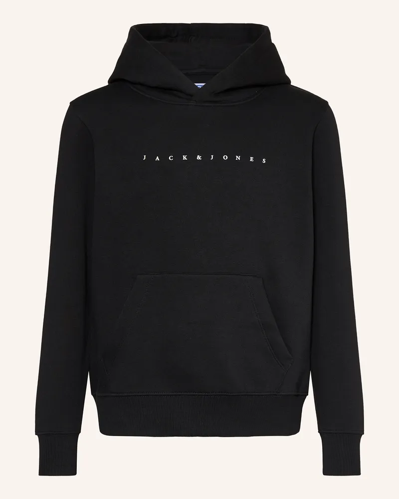 Jack & Jones Hoodie schwarz Schwarz