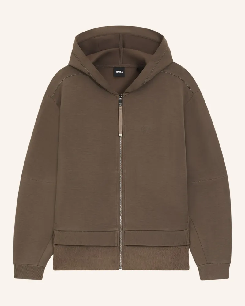 HUGO BOSS Sweatshirt EDAREE Dunkelgrau