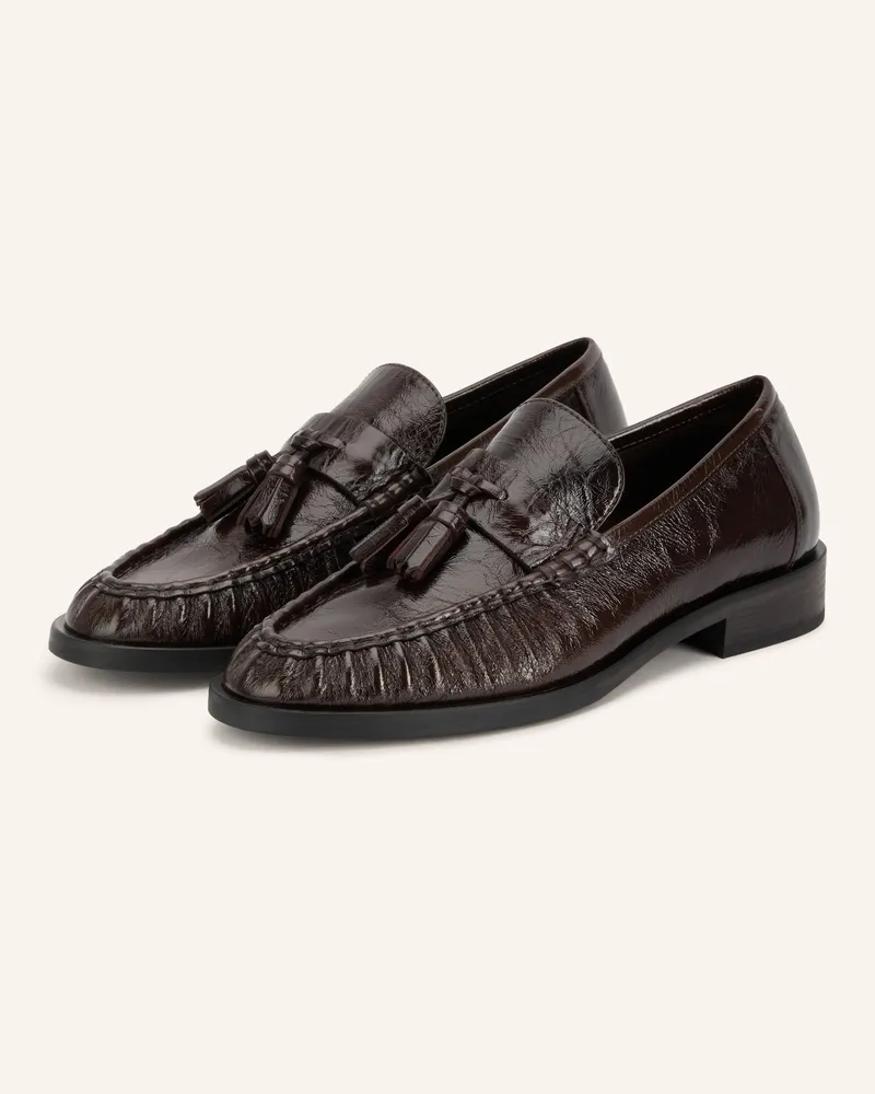 Kennel & Schmenger Lack-Loafer Mill braun Dunkelbraun