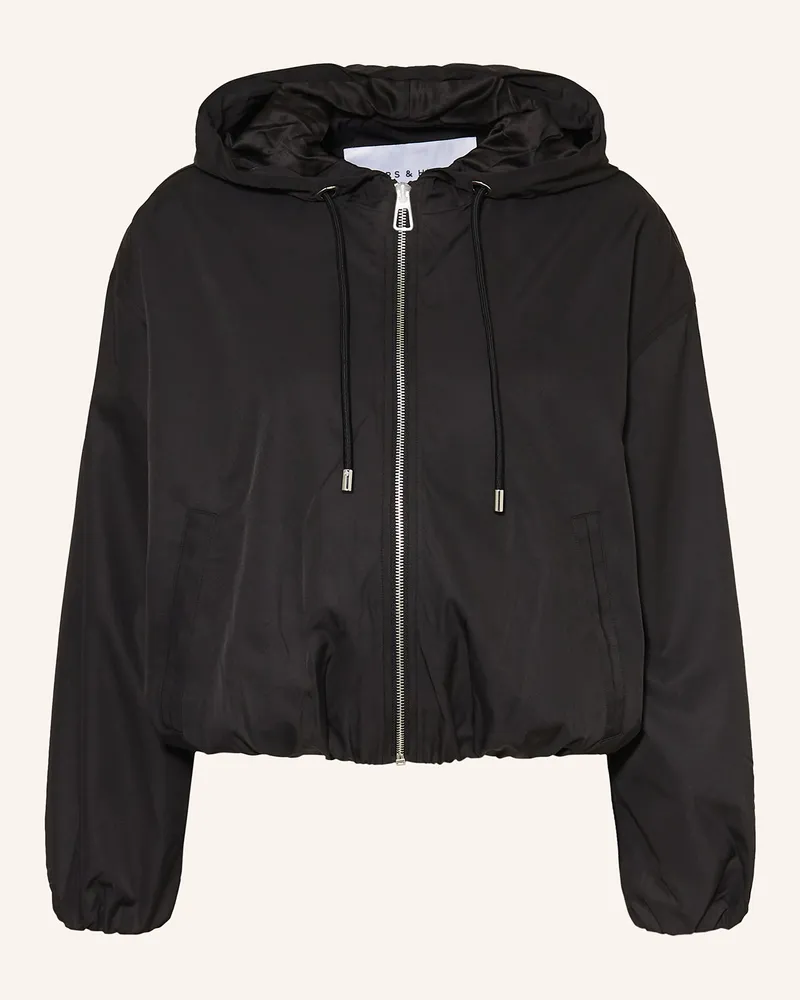 Mrs & HUGS Blouson schwarz Schwarz