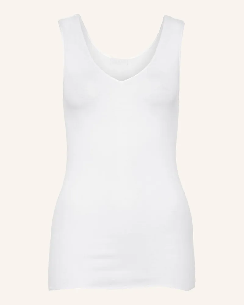 Hanro Top COTTON SEAMLESS Weiss