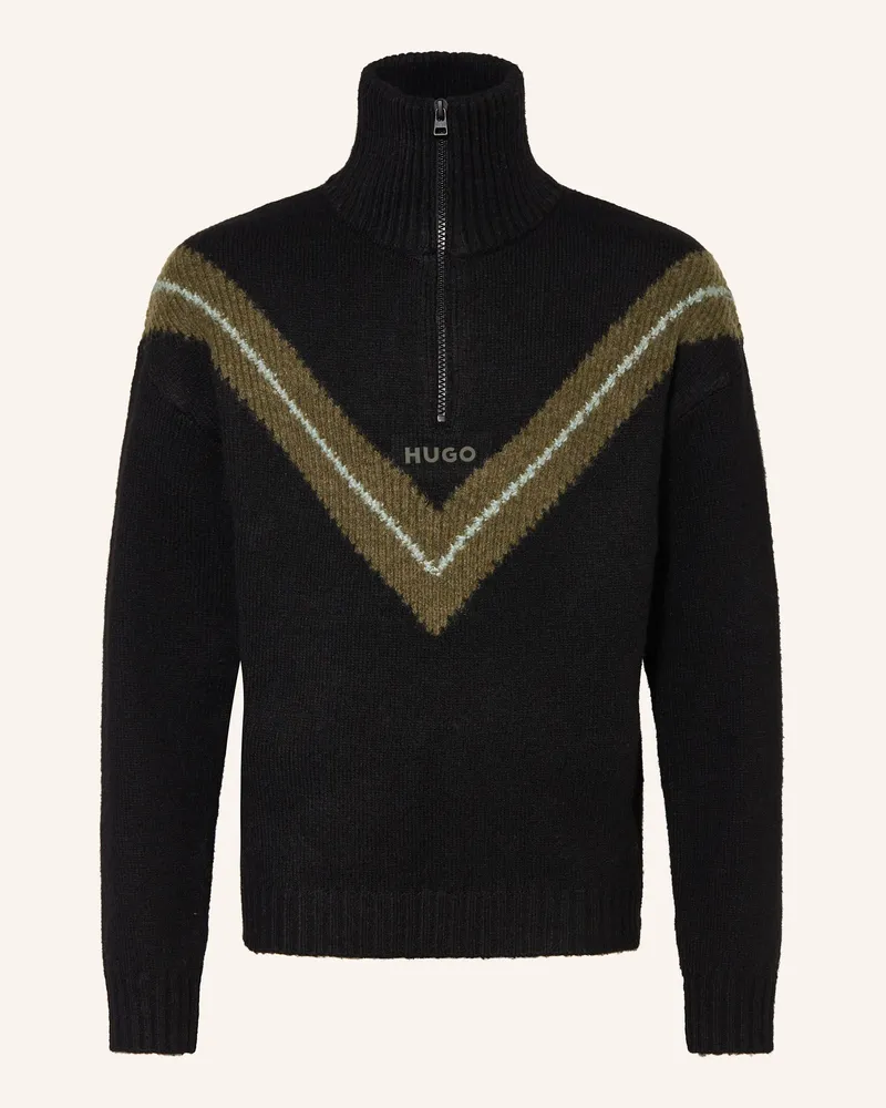 HUGO BOSS Troyer Schwarz