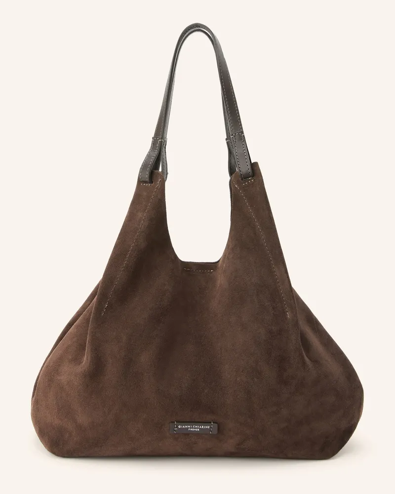 Gianni Chiarini Shopper Dua Xl Mit Pouch braun Dunkelbraun