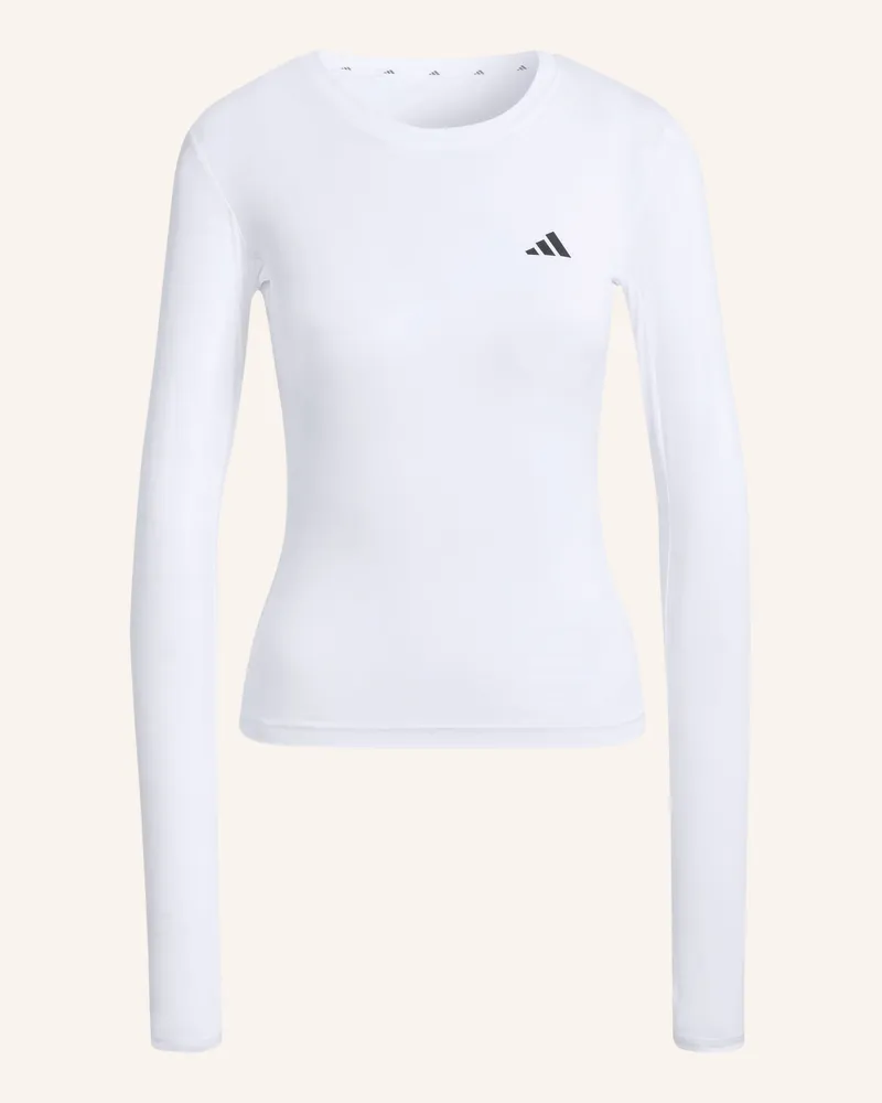 adidas Longsleeve Power Essentials weiss Weiss