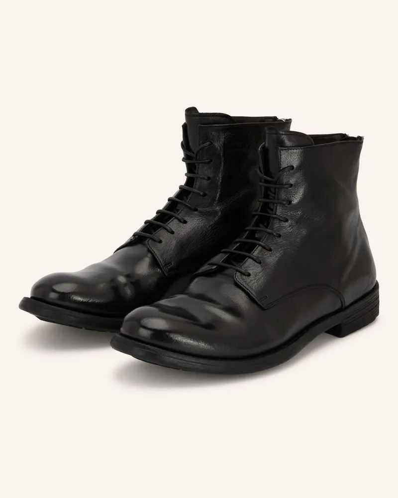 Officine Creative Italia Schnürboots Hive 016 schwarz Schwarz