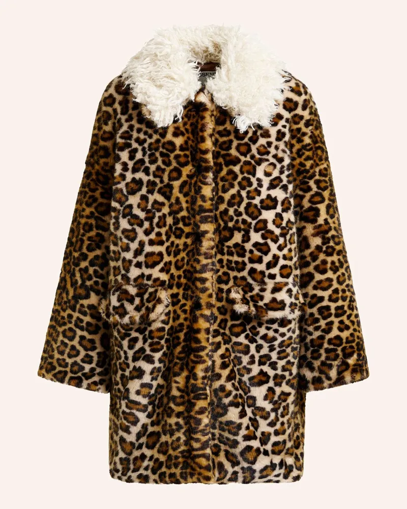 Essentiel Mantel aus kunstpelz ILEOPARD Braun