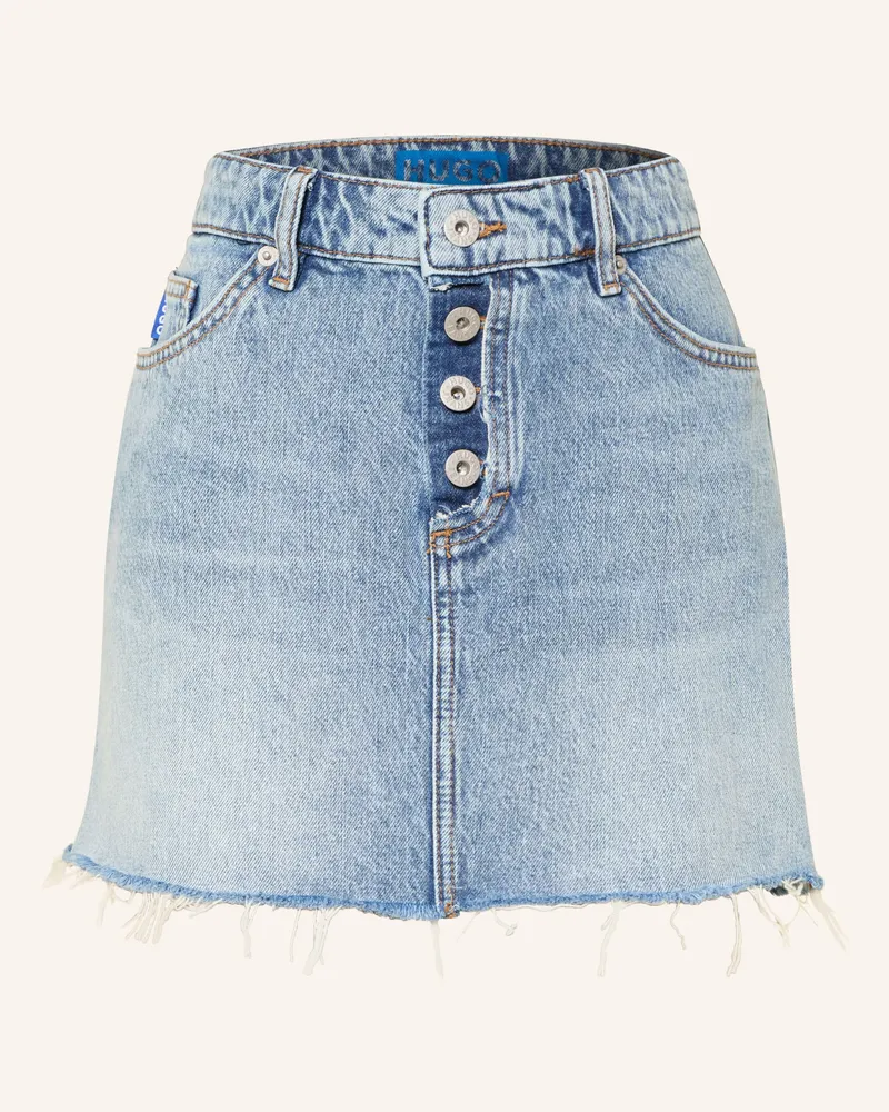 HUGO BOSS Jeansrock GALANIE Hellblau