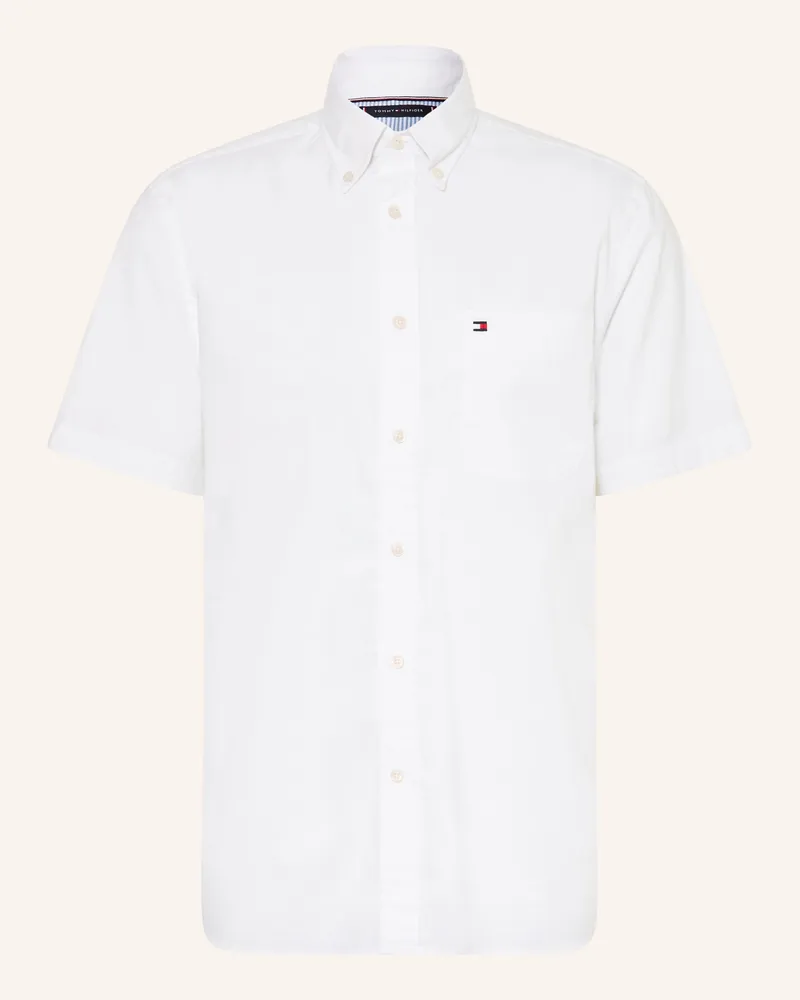 Tommy Hilfiger Kurzarm-Hemd Regular Fit Weiss