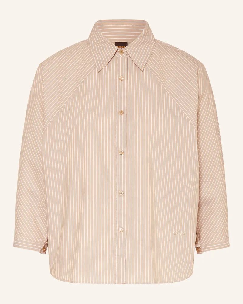 HUGO BOSS Hemdbluse BELENTA Camel