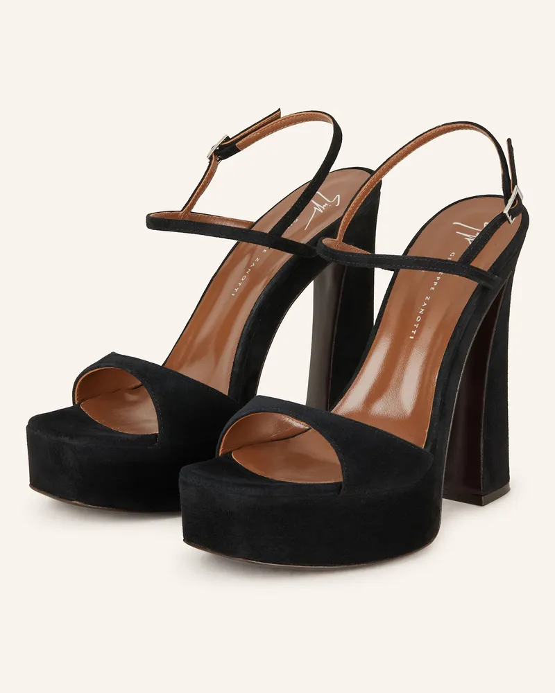 Giuseppe Zanotti Plateau-Sandaletten Schwarz