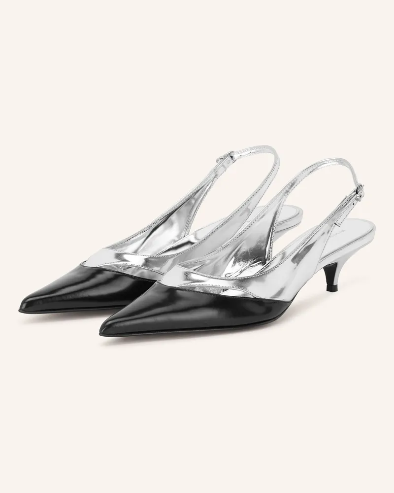 Proenza Schouler Slingpumps Slash schwarz Schwarz