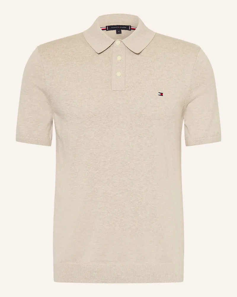 Tommy Hilfiger Strick-Poloshirt Beige