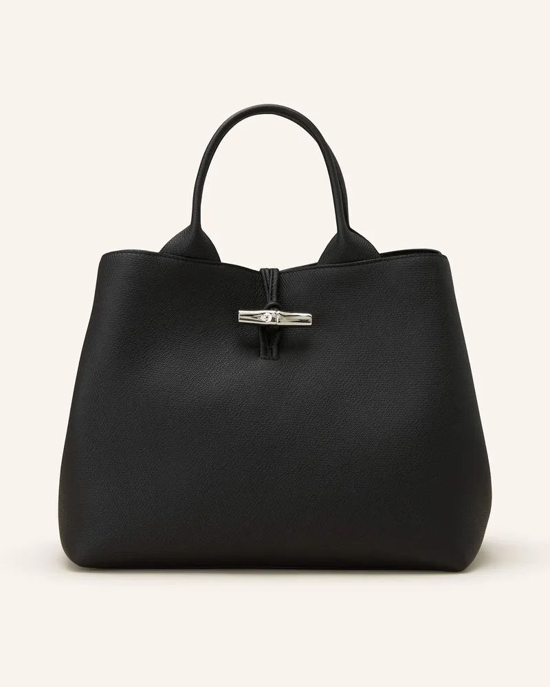 Longchamp Shopper Le Roseau schwarz Schwarz