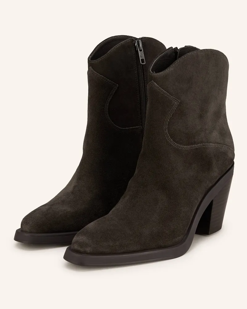 ash Cowboy Boots JUDY Dunkelbraun