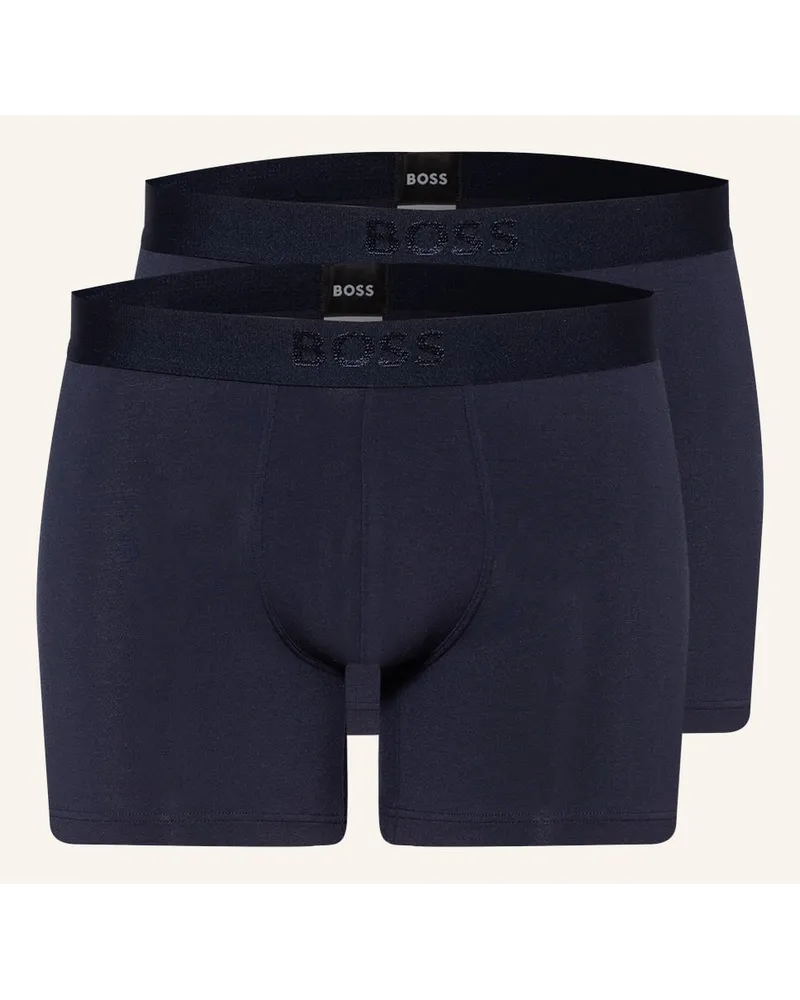 HUGO BOSS 2er-Pack Boxershorts Blau