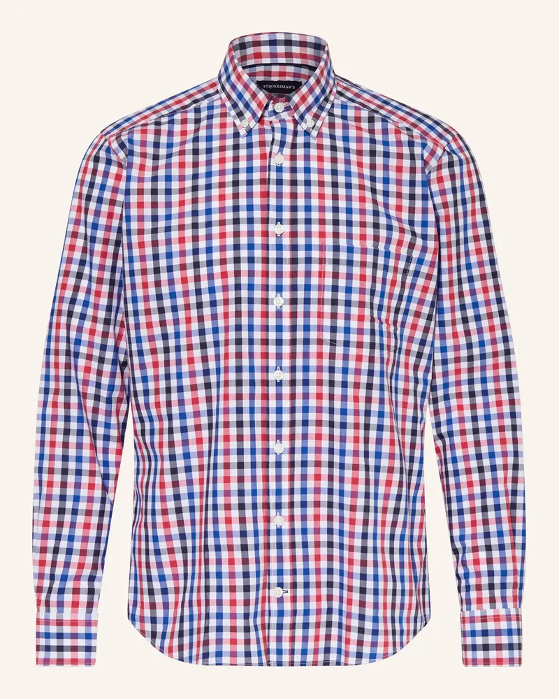 Strokesman's Hemd Regular Fit blau Weiss