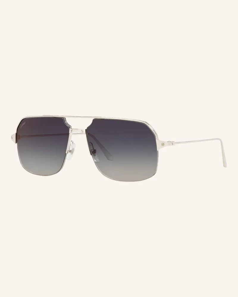 Cartier Sonnenbrille ct0230s silber 4240b2