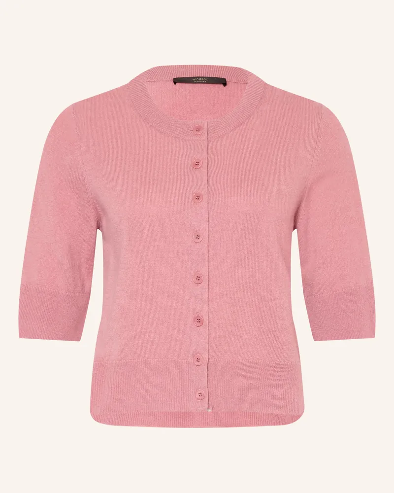 windsor. Strickjacke aus Cashmere Rosé