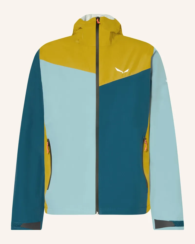Salewa Regenjacke Puez Aqua Powertex gruen Oliv